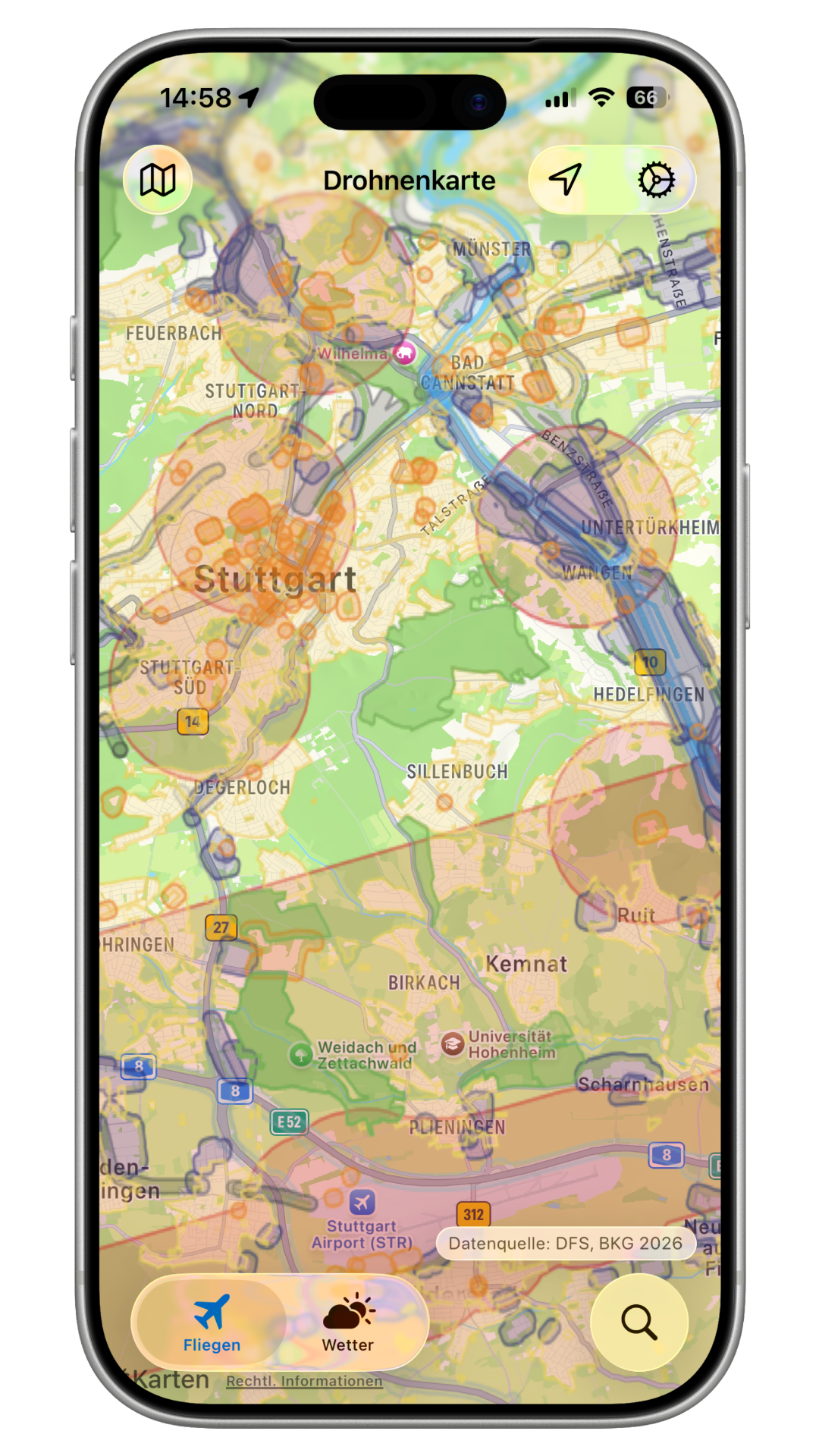 safeFLY Drone Map Screenshot
